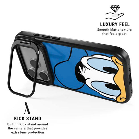 Disney Friends Donald Duck Up Close iPhone 17 Pro Max Kickstand Case