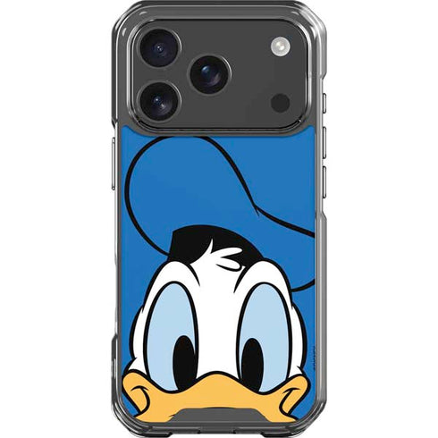 Disney Friends Donald Duck Up Close iPhone 18 Pro Clear Case