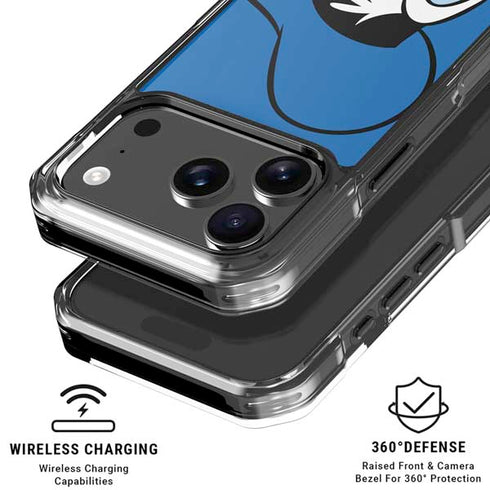 Disney Friends Donald Duck Up Close iPhone 18 Pro Clear Case