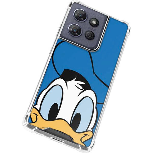 Disney Friends Donald Duck Up Close Moto G 5G (2025) Clear Case