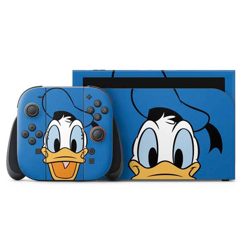 Disney Friends Donald Duck Up Close Nintendo Switch 2 (2025) with Joy-Con Skin