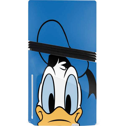 Disney Friends Donald Duck Up Close PS5 Pro Disk Console Skin