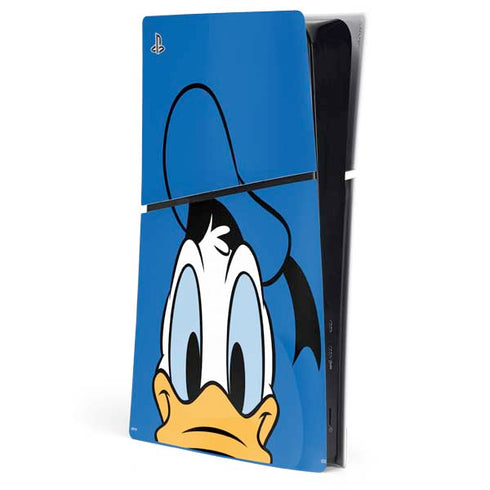 Disney Friends Donald Duck Up Close PS5 Slim Digital Edition Console Skin