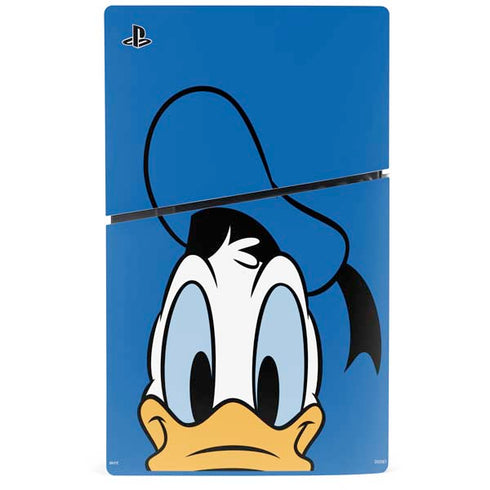 Disney Friends Donald Duck Up Close PS5 Slim Digital Edition Console Skin