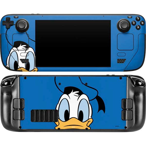 Disney Friends Donald Duck Up Close Steam Deck Handheld Gaming Computer Skin