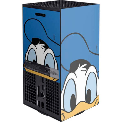 Disney Friends Donald Duck Up Close XBox Series X Digital Edition Console Skin