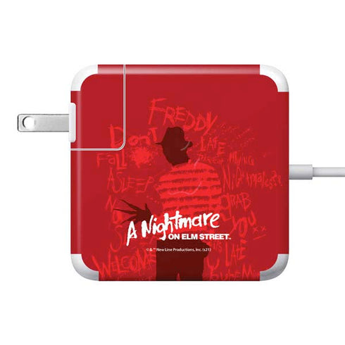 Nightmare on Elm Street Dont Fall Asleep 85W Power Adapter (15 and 17 inch MacBook Pro Charger) Skin