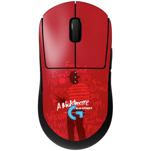 Nightmare on Elm Street Dont Fall Asleep G Pro Wireless Gaming Mouse Skin