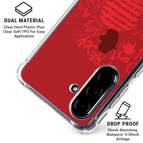 Nightmare on Elm Street Dont Fall Asleep Galaxy A36 5G Clear Case