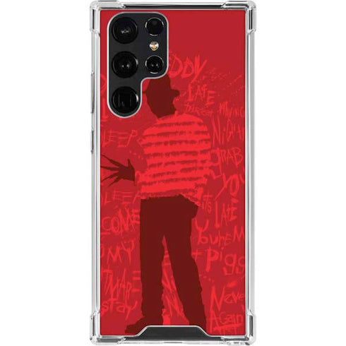 Nightmare on Elm Street Dont Fall Asleep Galaxy S23 Ultra Clear Case