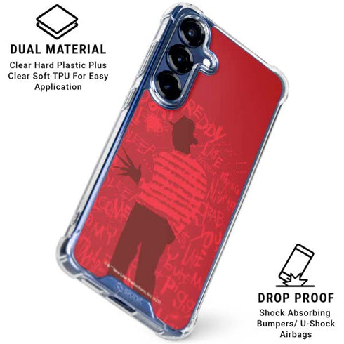 Nightmare on Elm Street Dont Fall Asleep Galaxy S25 Clear Case