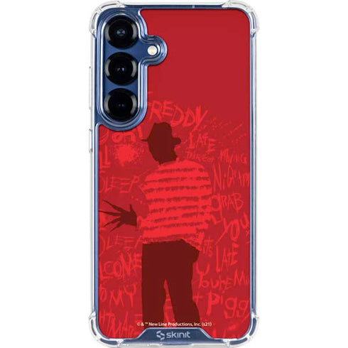Nightmare on Elm Street Dont Fall Asleep Galaxy S25 Plus Clear Case