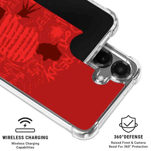Nightmare on Elm Street Dont Fall Asleep Galaxy S26 Plus Clear Case