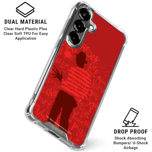 Nightmare on Elm Street Dont Fall Asleep Galaxy S26 Plus Clear Case