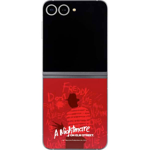 Nightmare on Elm Street Dont Fall Asleep Galaxy Z Flip6 Skin