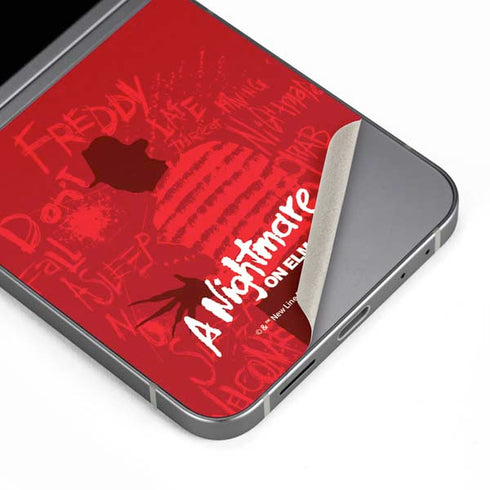 Nightmare on Elm Street Dont Fall Asleep Galaxy Z Flip6 Skin