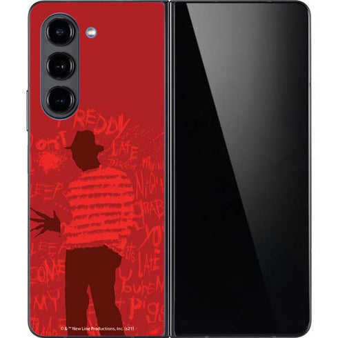 Nightmare on Elm Street Dont Fall Asleep Galaxy Z Fold5 5G Skin