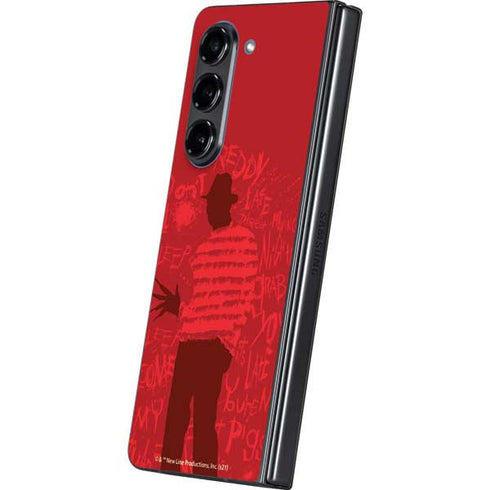 Nightmare on Elm Street Dont Fall Asleep Galaxy Z Fold5 5G Skin