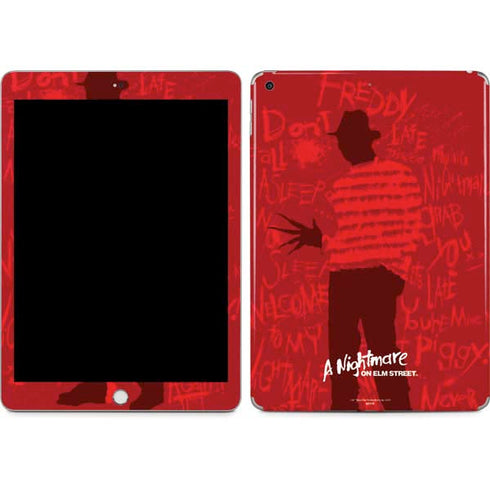 Nightmare on Elm Street Dont Fall Asleep Apple iPad Skin