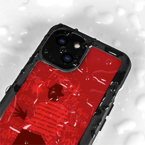 Nightmare on Elm Street Dont Fall Asleep iPhone 15 Plus Waterproof Case