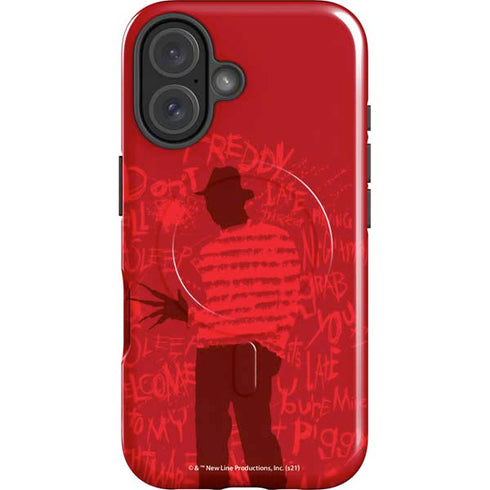 Nightmare on Elm Street Dont Fall Asleep iPhone 16 Magsafe Impact Case
