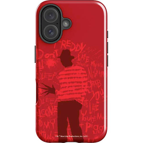Nightmare on Elm Street Dont Fall Asleep iPhone 16 Plus Impact Case