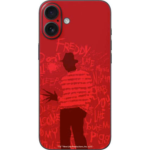 Nightmare on Elm Street Dont Fall Asleep iPhone 16 Plus Skin