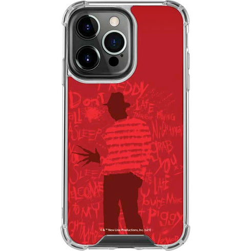 Nightmare on Elm Street Dont Fall Asleep iPhone 16 Pro Max Clear Case