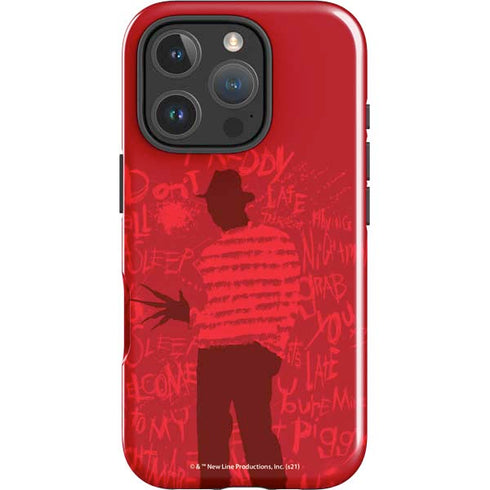 Nightmare on Elm Street Dont Fall Asleep iPhone 16 Pro Max Impact Case