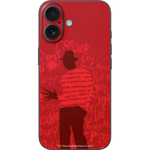 Nightmare on Elm Street Dont Fall Asleep iPhone 16 Skin