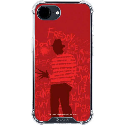 Nightmare on Elm Street Dont Fall Asleep iPhone 16e Clear Case