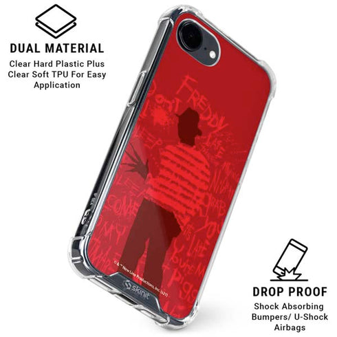 Nightmare on Elm Street Dont Fall Asleep iPhone 16e Clear Case