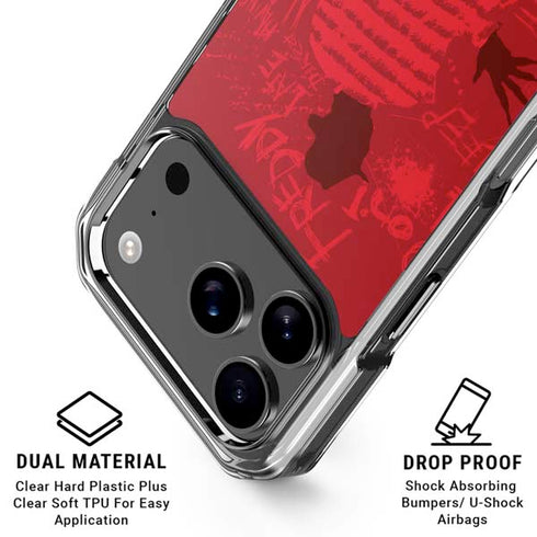 Nightmare on Elm Street Dont Fall Asleep iPhone 18 Pro Clear Case