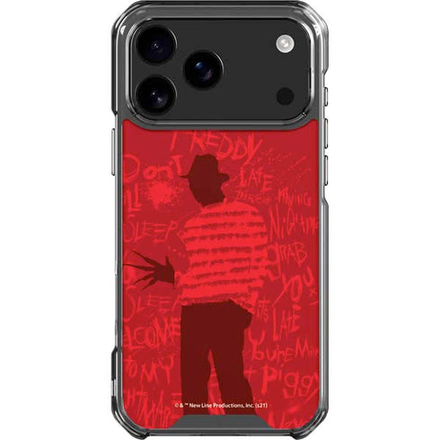 Nightmare on Elm Street Dont Fall Asleep iPhone 18 Pro Max Clear Case