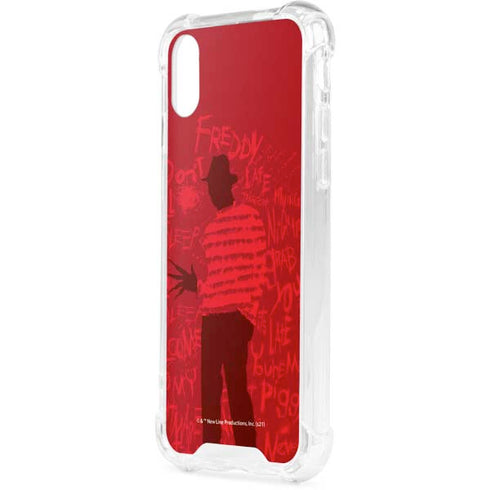 Nightmare on Elm Street Dont Fall Asleep iPhone XS Clear Case