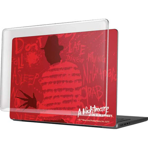 Nightmare on Elm Street Dont Fall Asleep MacBook Pro 14in (2021-24) Case plus Skin