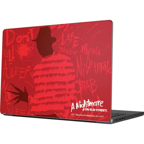 Nightmare on Elm Street Dont Fall Asleep Apple MacBook Pro 14-inch Skin