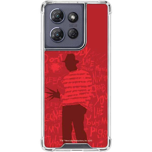 Nightmare on Elm Street Dont Fall Asleep Moto G Play 5G (2025) Clear Case