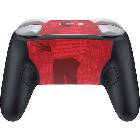 Nightmare on Elm Street Dont Fall Asleep Nintendo Switch 2 (2025) Pro Controller Skin