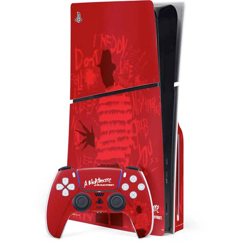 Nightmare on Elm Street Dont Fall Asleep PlayStation PS5 Skins