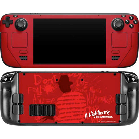Nightmare on Elm Street Dont Fall Asleep Steam Deck Handheld Gaming Computer OLED Skin