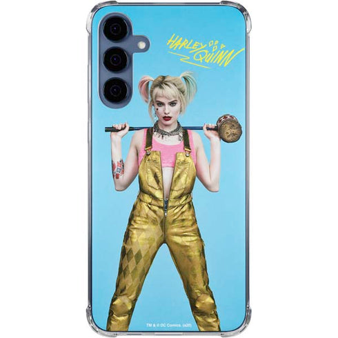 DC Comics Harley Quinn Movie Charcater Poster Galaxy A35 5G Clear Case
