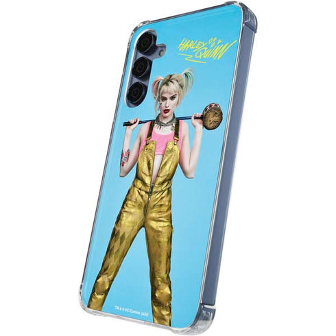 DC Comics Harley Quinn Movie Charcater Poster Galaxy A35 5G Clear Case