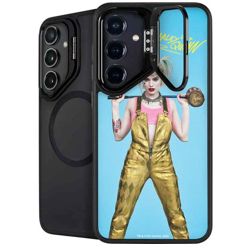 DC Comics Harley Quinn Movie Charcater Poster Galaxy S25 Kickstand Case