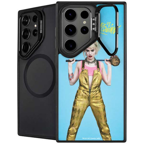DC Comics Harley Quinn Movie Charcater Poster Galaxy S25 Ultra Kickstand Case
