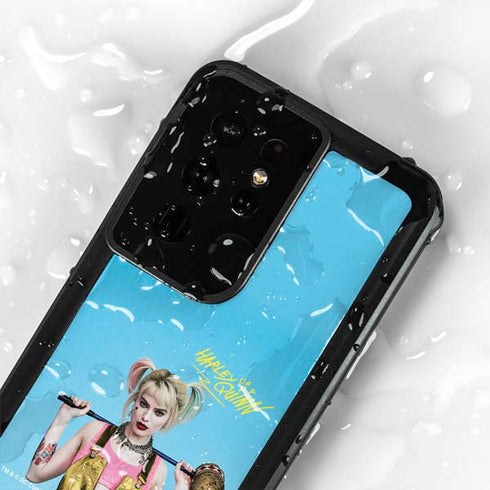 DC Comics Harley Quinn Movie Charcater Poster Galaxy S24 Ultra Waterproof Case