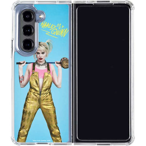 DC Comics Harley Quinn Movie Charcater Poster Galaxy Z Fold5 5G Clear Case