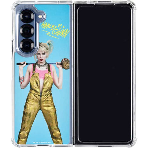 DC Comics Harley Quinn Movie Charcater Poster Galaxy Z Fold6 Clear Case