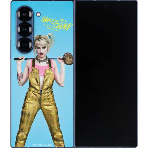 DC Comics Harley Quinn Movie Charcater Poster Galaxy Z Fold6 Skin