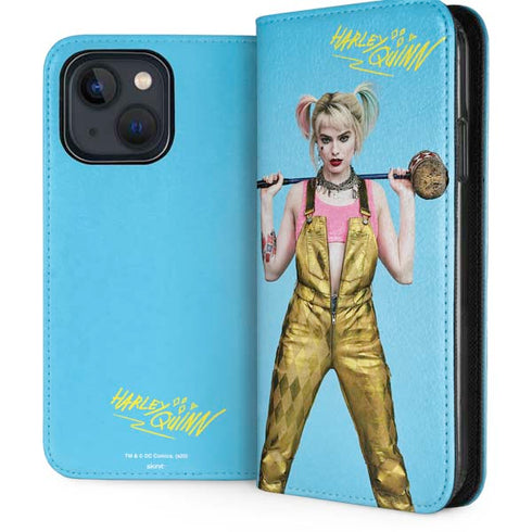 DC Comics Harley Quinn Movie Charcater Poster iPhone 15 Folio Case